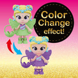 Galenskapens älva i min ficka | Fairy Doll with Wings, Samlar Fairy Toy med specialeffekter som glitter, Glow in the Dark och Color Changing