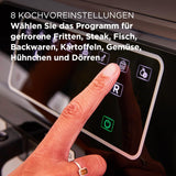 Kenwood Khealthy Twin Airfryer, 8L (2X4L), dubbelkammare, 8 program, Dual Cook & Sync Finish-funktion, pekskärm Vitvaror Naty Shop