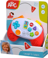 Simba 104010017 - ABC-spelkontroll, babyleksak, djurljud, sånger, 20+ ljud, från 12 månader, motoriska färdigheter, spelkonsol, toddlerleksak, lektelefon Bebe Toys Naty Shop