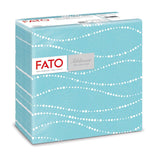 Fato - Torra pappersservetter, airlaid, textileffekt, paket med 50 servetter, 40X40 vikta i 4-format, Tropicana Decor