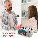 Juratar flanellfilt till pappa - present till födelsedag, fars dag och jul - 152 X 130 cm Sängar och filtar Besuche den Juratar-Store