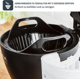 Tefal Includeo Filter Espressomaskin, Espressomaskin Extremt lätt att använda, Lämplig för höger- och vänsterhänta användare, Automatisk locköppning, 1,25 L, 10 till 15 koppar, CM533811