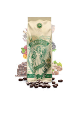 Ekologiskt espressokaffe, 250 g påsar - traditionellt rostat på vedeld, hantverk - Ekologiska premiumkaffebönor för automatiska espressomaskiner och portafilter