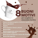 Italiensk varm choklad Cortina CLASSIC smak - (15 X 30 g) En portion, kuvert, 450 g kakao och varm choklad Naty Shop