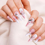 300 Stück Niedlich Blume Nail Charms, 3D Resin Blommor Camelie Rose Nägel Charms Mit Perle, Gemischt Größe Bunte Flower Nägel Deko Für Frauen Nail Art Zubehör