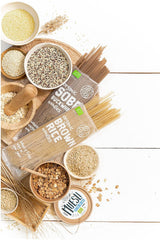 DIET-MAT ​​Bio Buchweizen Soba Nudeln Lebensmittel Pasta Vegan Glutenfreie Lactosefrei Sojafrei Nudeln für Vegetarier and Veganer 250 Gramm