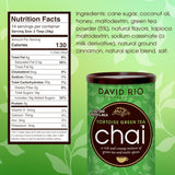David Rio - Tortoise Green Chai, kartong (1 x 398g)
