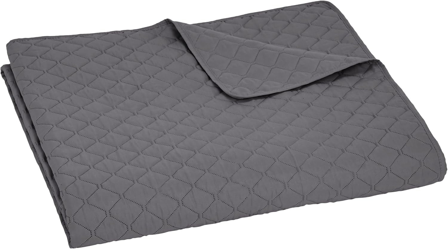 Amazon Basics överdimensionerad täcke med relief, 170 X 210 cm, mörkgrå diamantmönster Sängar och filtar Besuche den Amazon Basics-Store