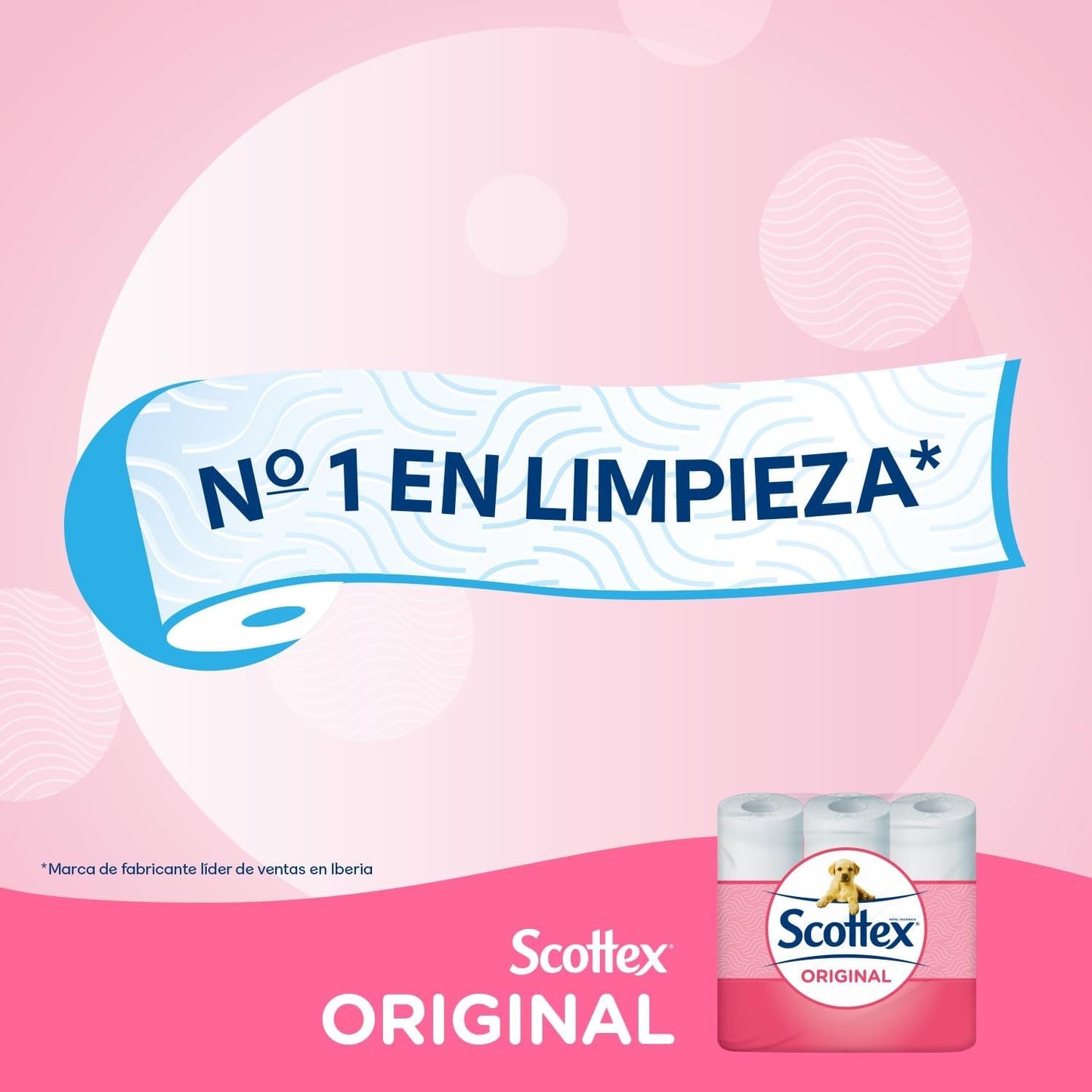 Toalettpapper Original, 128 vita rullar