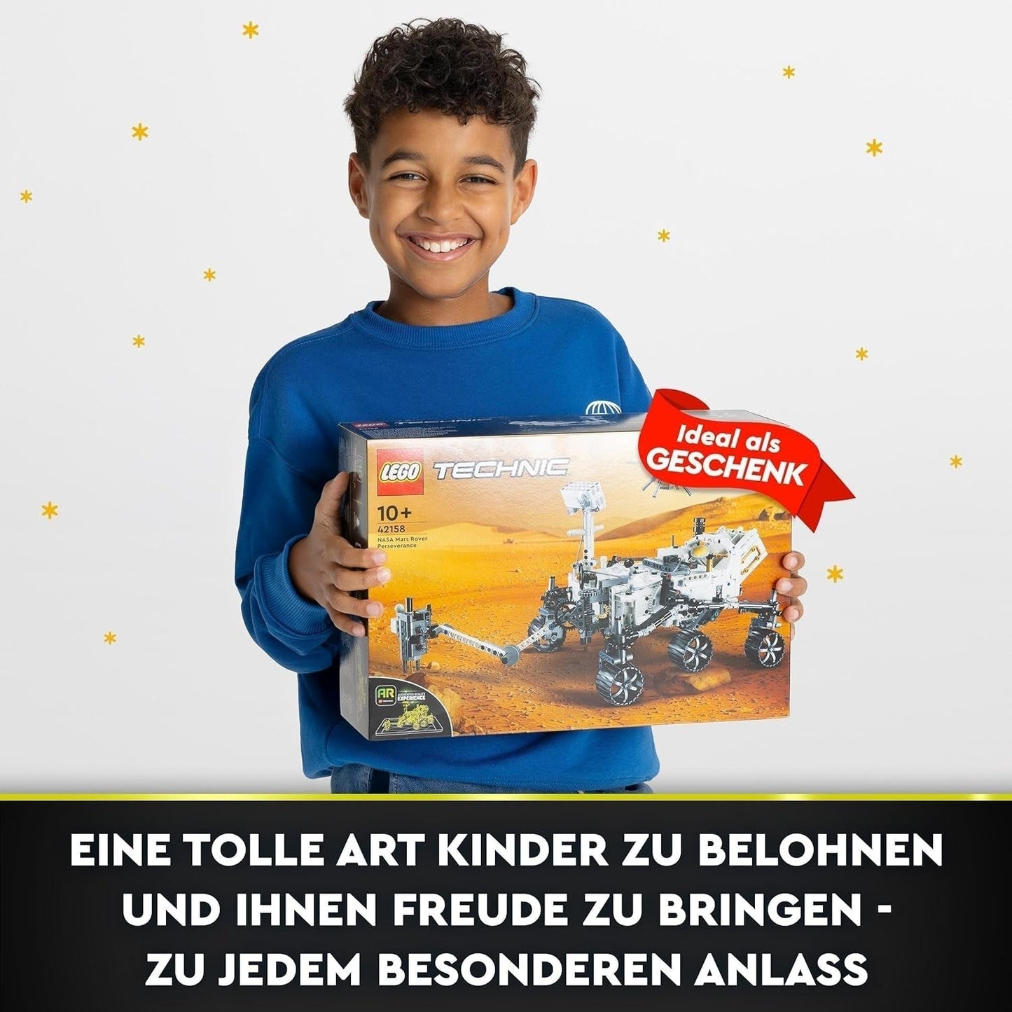 LEGO Space Toy Set 42158 Technic NASA Mars Rover Perserverance with Ar App, Science Building Toy för flickor och pojkar 10+ byggset Besuche den LEGO-Store