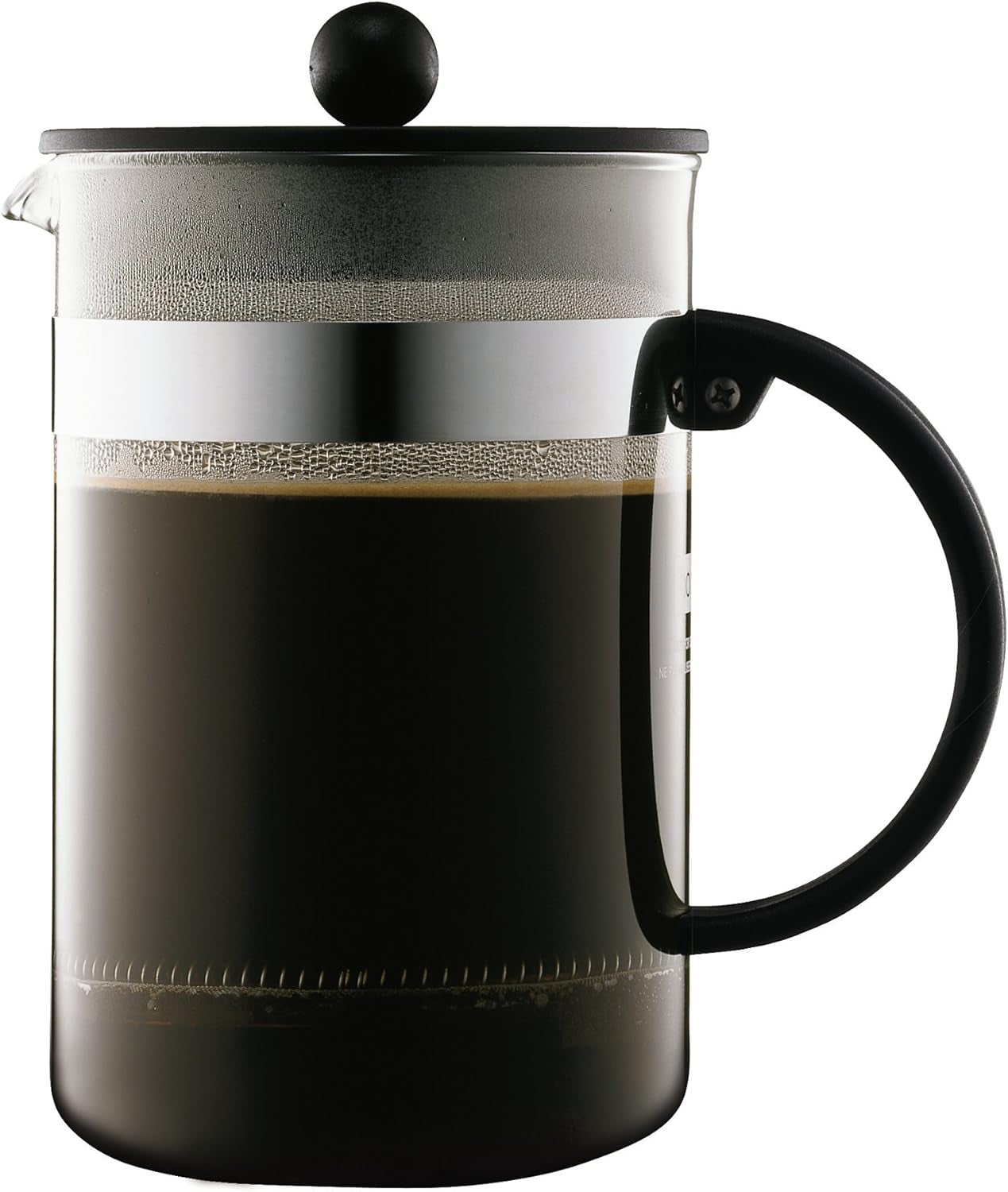 Bodum kaffebryggare 1582-01 bistroNOUVEAU (French Press-system, tål diskmaskin), 1,5 liter, svart