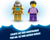 LEGO Dreamzzz 2-i-1 Mr Oz's rymdbuggy-leksaksbil eller rymdfärja-set innehåller Mr Oz, Albert och Jayden minifigurer, rymdpresent för barn 8+ 71475 Byggset Besuche den LEGO-Store