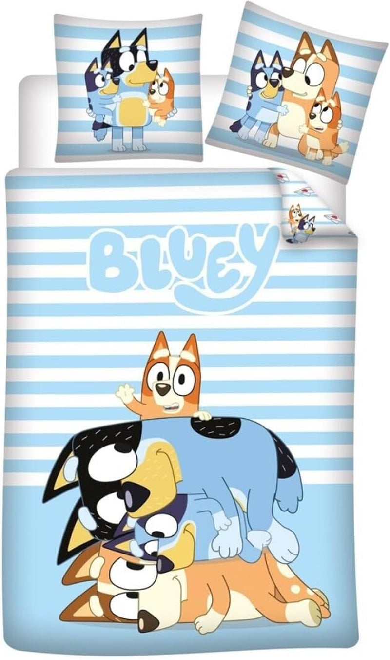 Sängkläder för barn Bluey, 100 % bomull Sängkläder - barn Naty Shop Standardtitel