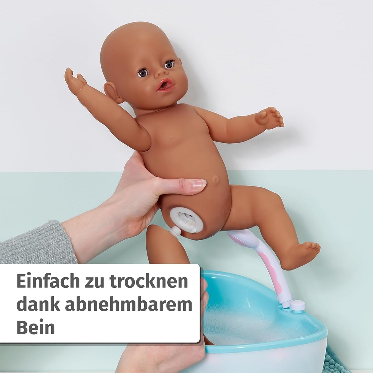 BABY Born Eva 43Cm, docka med 10 funktioner och tillbehör, för barn från 3 år, fungerar utan batteri, stor docka 43Cm, 836408 Zapf Creation Dolls Naty Shop