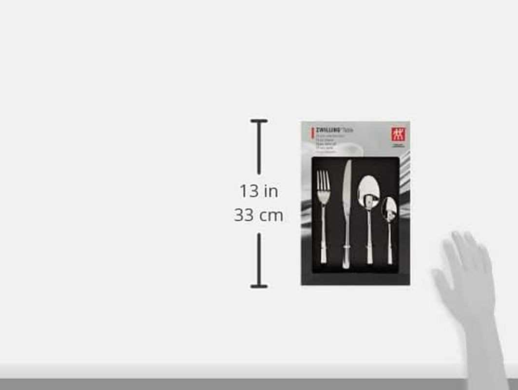 Zwilling Bestickset, 24 delar, metalliskt silver Kitchen Naty Shop