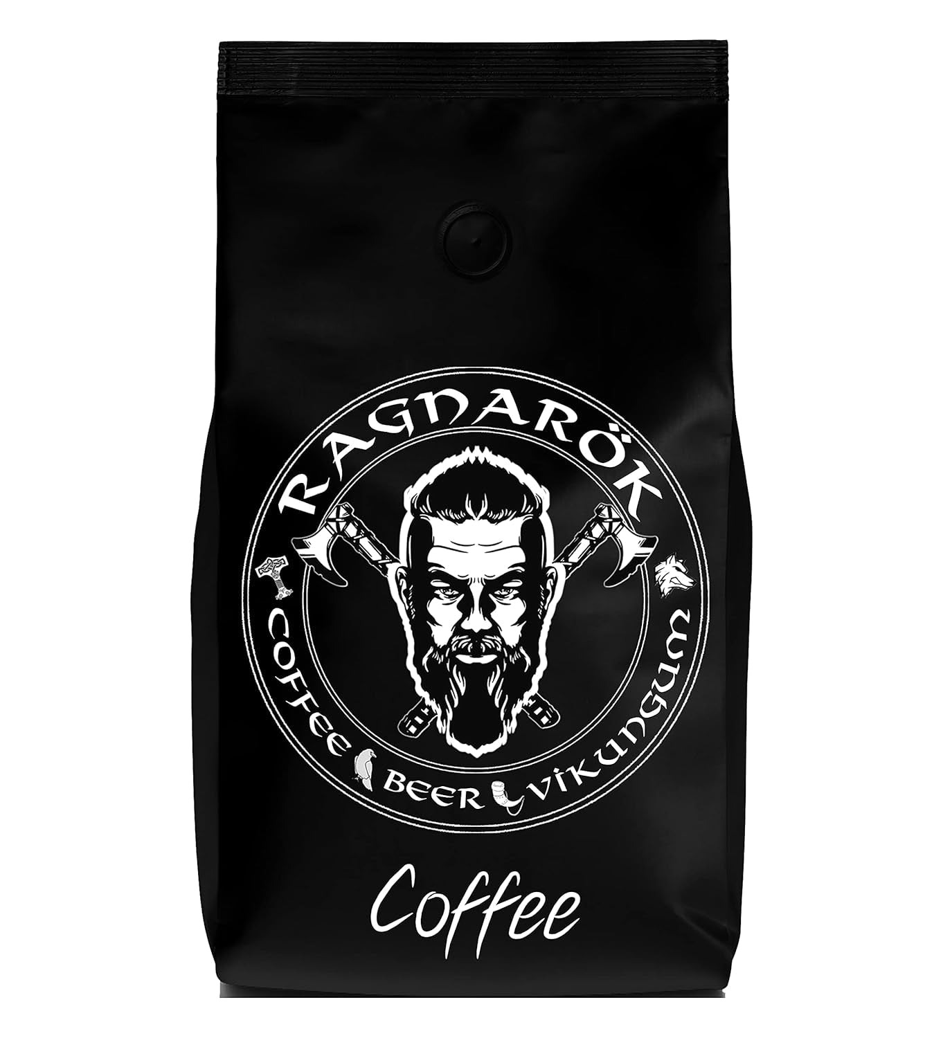 C&T "Ragnarök Coffee" nordischer Röst-Kaffee | 1000g Bohne gås | als Espresso & Cafe Crema trinkbar | kräftig + würzig + aromatisk | 100% naturlig med koffein