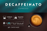 Café Royal Espresso Decaffeinato – Nespresso®-kompatibla kaffekapslar, 100 % Arabica, Intensität 6/12, Rainforest Alliance, koffeinfri, 36 kapslar