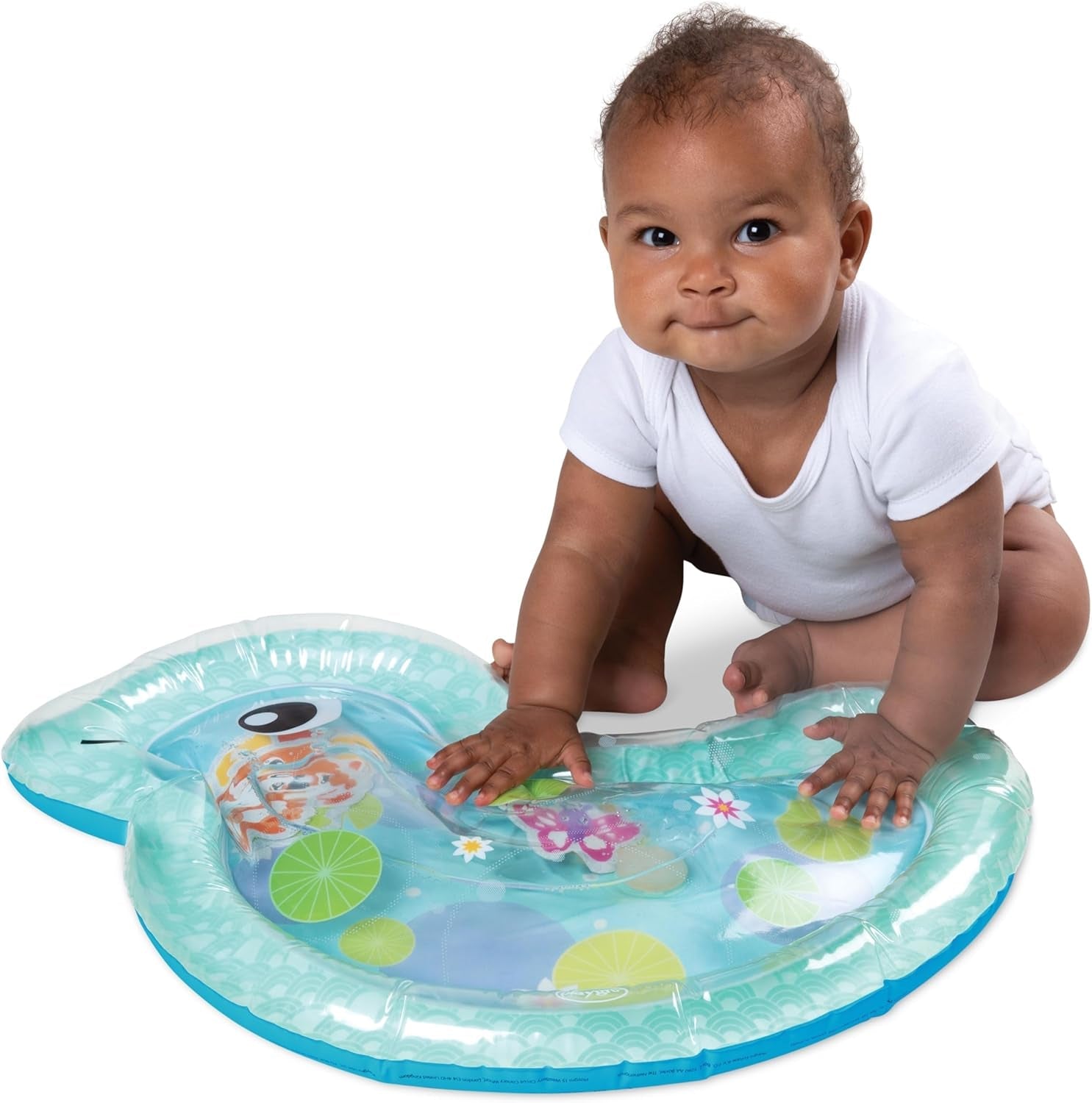 Playgro vattenmatta baby, uppblåsbar vattenlekmatta babyleksak sensorisk leksak för 3 6 9 månader Leksaker Bebe Naty Shop