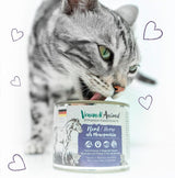 Venandi Animal - Premium Wet Cat Food - Horse as Monoprotein, förpackning om 12 (12 x 125 g), Spannmålsfri, Monoprotein