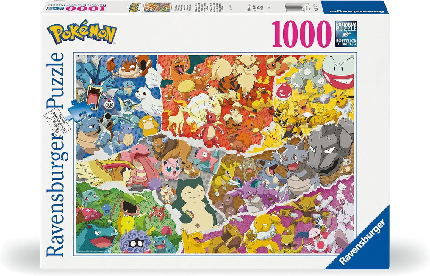 Ravensburger Puzzle 12000832 - Pokémon Adventure - 1000-bitars Pokémon pussel för vuxna och barn över 14 Pussel Naty Shop Lekfull sofistikering