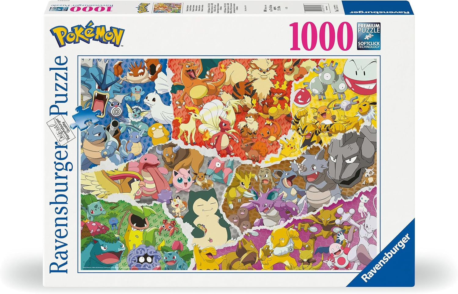 Ravensburger Puzzle 12000832 - Pokémon Adventure - 1000-bitars Pokémon pussel för vuxna och barn över 14 Pussel Naty Shop Lekfull sofistikering