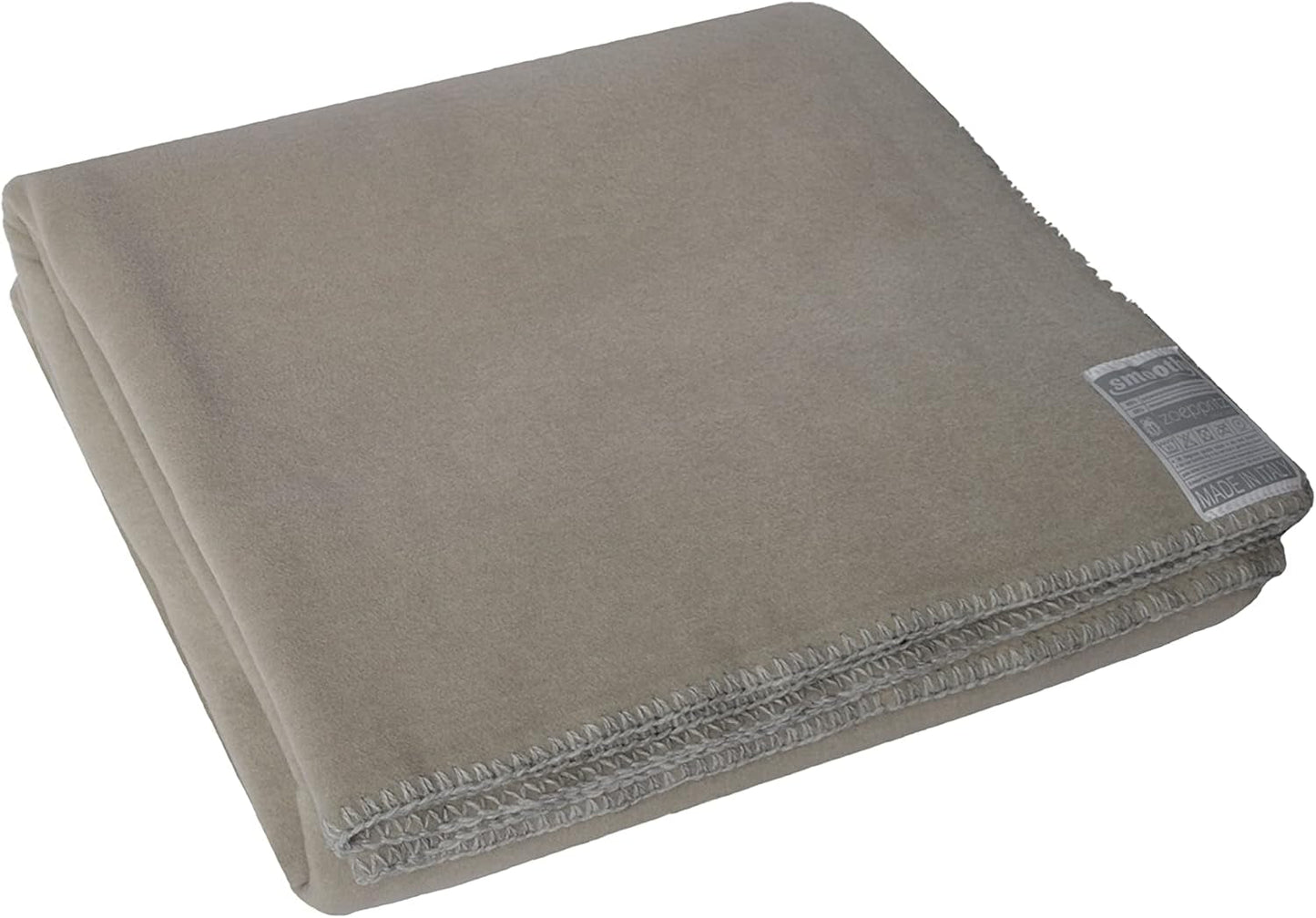 Zoepritz sedan 1828 Smidig fleecefilt - Fluffig bekväm polarfleecefilt - Vegansk - 140X190Cm - 010 Off-White, 010 Offwhite Zoepritz sängar och överdrag sedan 1828 090 Lera 140X190Cm