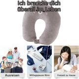 2 i 1 Nackkudde U-form Nackkudde Nackstöd Kudde Nackstöd Kudde Nackstöd Nackkudde Deformation För gosedjur För camping Vandring Bil Flygplan Cervikala ortopediska kuddar Naty Shop