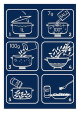 Pasta Barilla Classic Fusilli nr. 98, från högkvalitativt durumvete, alltid al dente, 1 kg