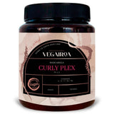 VEGAIROA - Curly Plex Mask - Mask för definierade lockar utan frizz - Djup fuktgivande vård - För lockigt eller vågigt hår - Professionell vegansk frisörprodukt - 1000ml Naty Shop Hair Mask Standardtitel