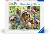 Ravensburger Puzzle 12000203 - Sloth Selfie - pussel 500 bitar för vuxna och barn över 10 år, pussel med djurmotiv Puzzle Naty Shop