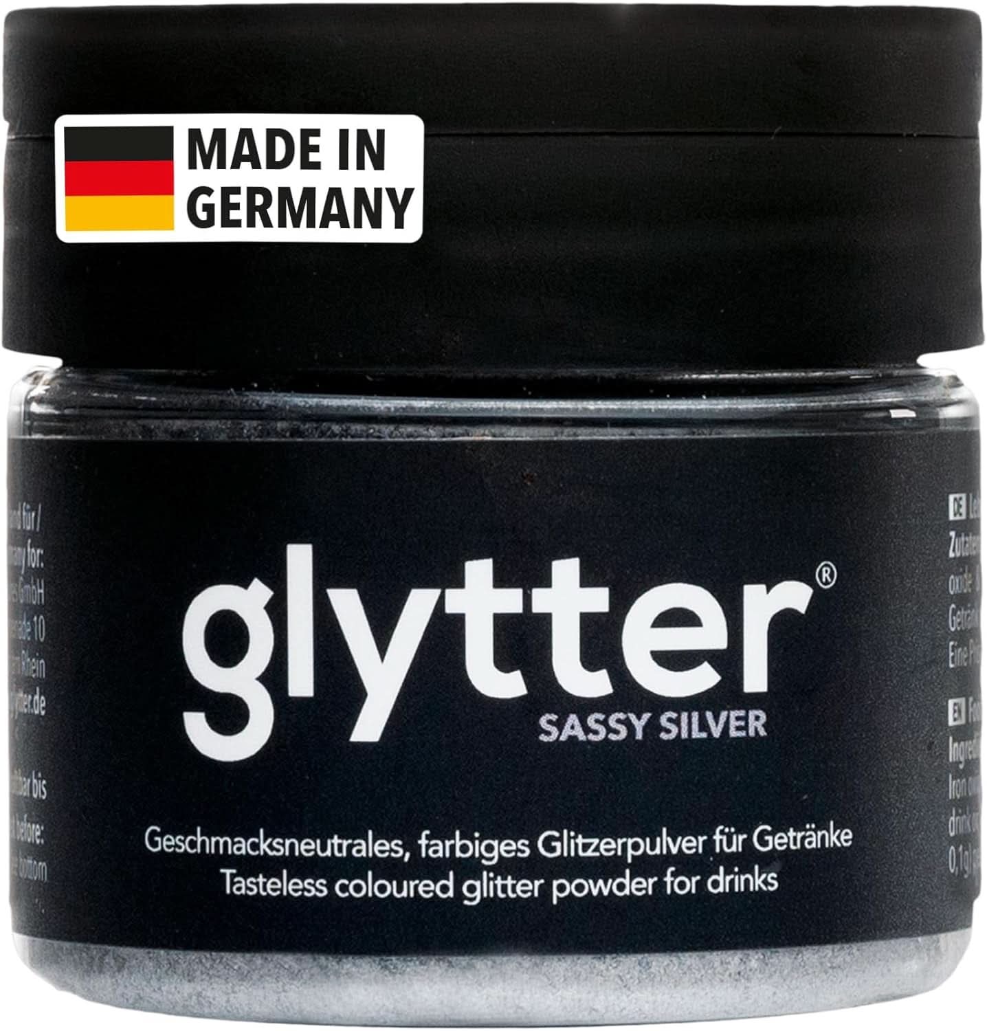 Glitter Glitter Powder For Drinks (Silver) - Ätbart glitter för drinkar, 10 gram Glitter Naty Shop