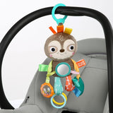 Bright Starts barnvagnsleksak, sengångare - med skallra, spegel och taggieslingor Bebe Toys Naty Shop