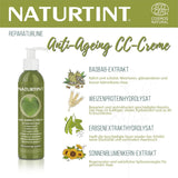 Natural Tint CC Cream. Ingen sköljmask. För torrt och skadat hår. Reparerar och återfuktar. 96% naturliga ingredienser. 200 ml Naty Shop hårmask