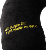Nackkudde Borussia Dortmund Unisex Bvb Nakkepude, Svart/Gul, 34 X 31 5 cm EU Naty Shop Resekuddar