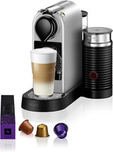Espressomaskin med Nespresso kapslar XN761B Citiz&Milk | Automatiskt standbyläge | 1260 watt | Vattentankens kapacitet: 1 l | Pumptryck: 19 bar | Silver