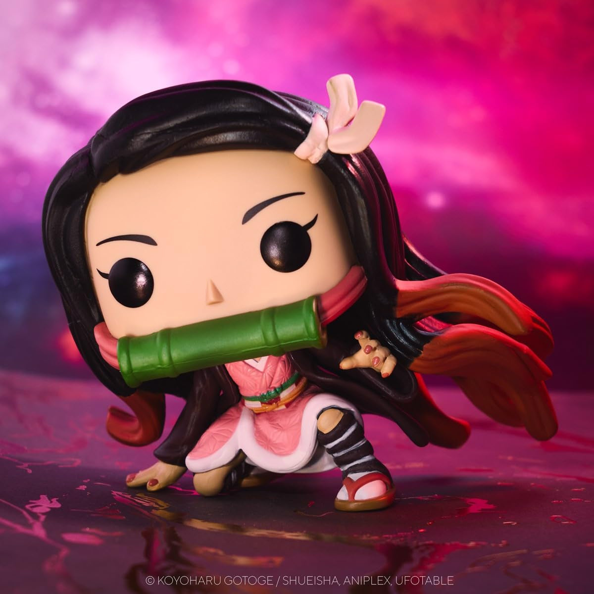 Funko Pop! Animation: Demon Slayer - Nezuko Kamado - Vinyl samlarfigur - Presentidé - Officiell handelsvara - Leksaker för barn och vuxna - Animefläktar - Actionfigurer Samlare Modellfigur Naty Shop