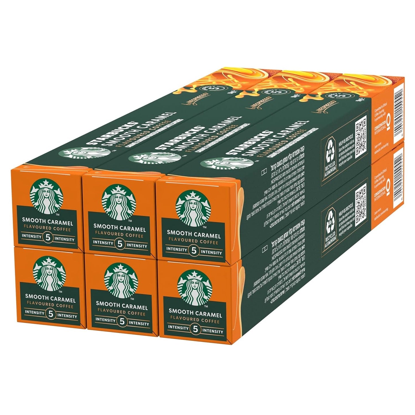 STARBUCKS av Nespresso, Helle Röstung, Karamell Aromatischen Kaffeekapseln 6 x 10 (60 Kapseln)