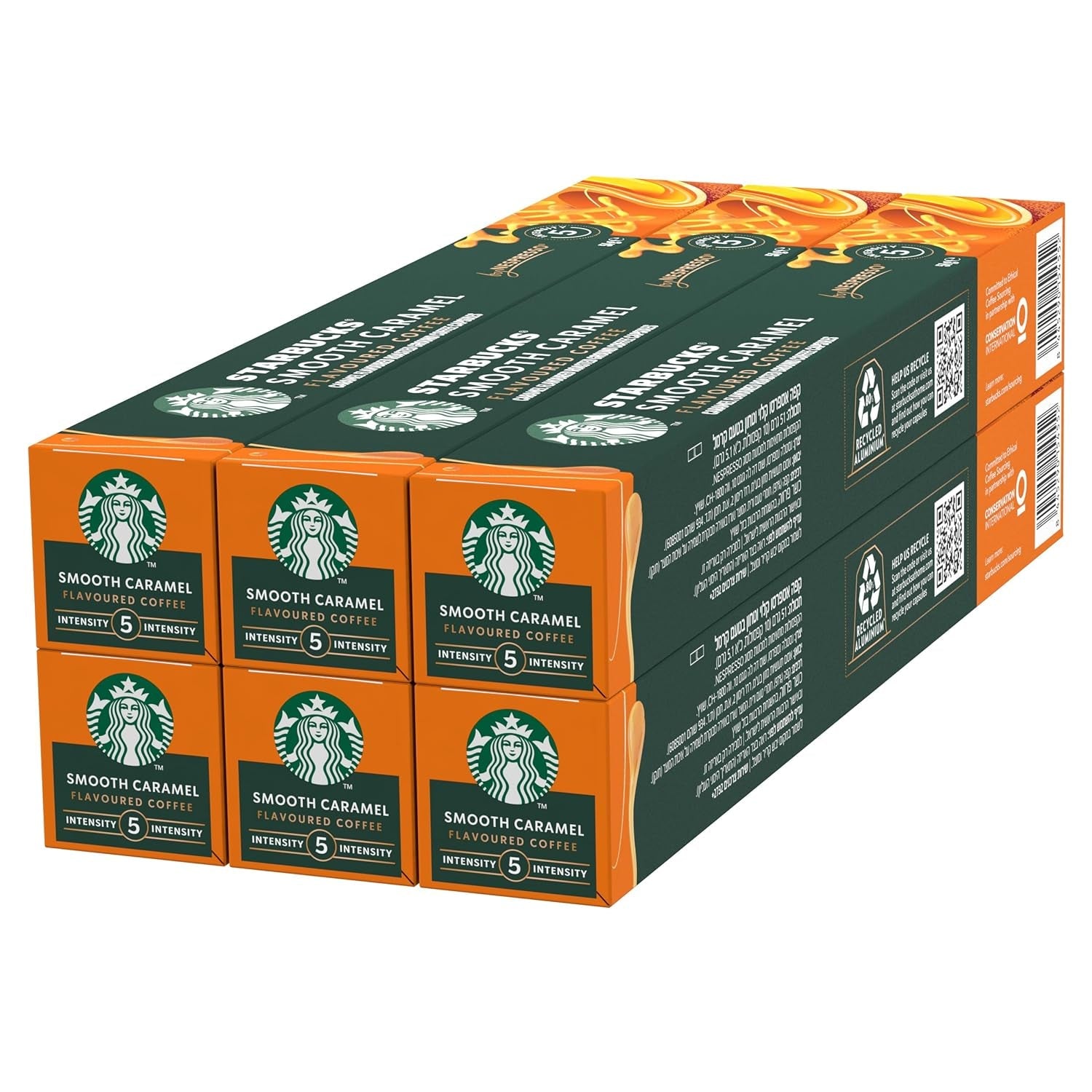 STARBUCKS av Nespresso, Helle Röstung, Karamell Aromatischen Kaffeekapseln 6 x 10 (60 Kapseln)