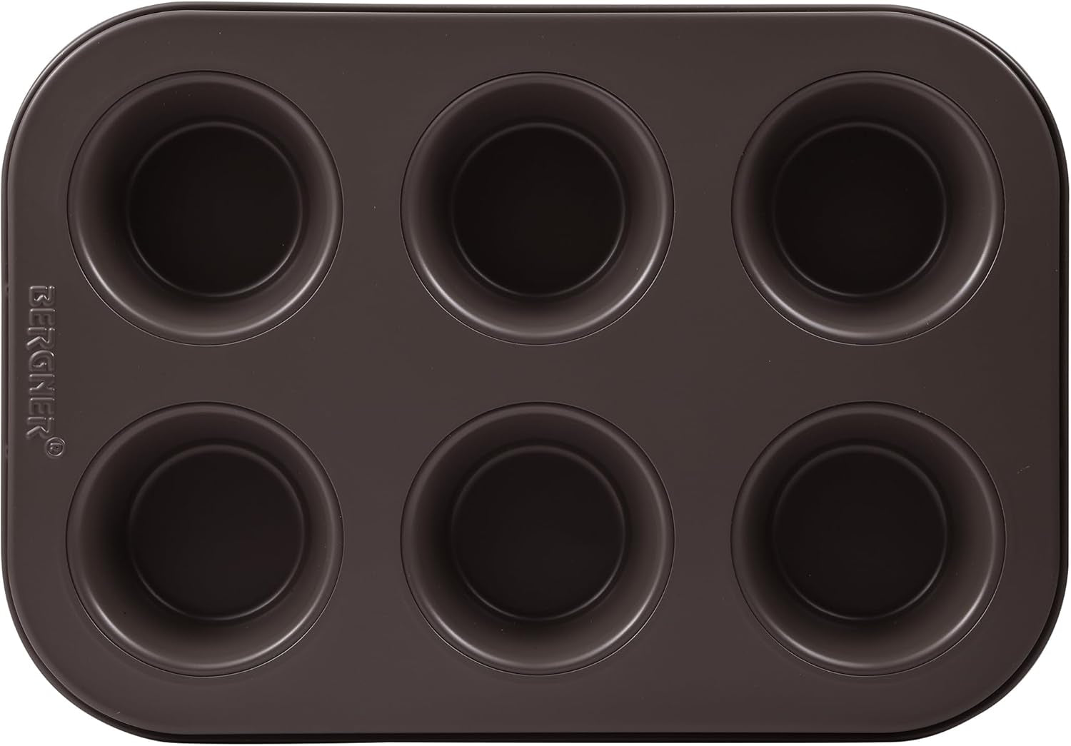 BERGNER BAKING LOVERS - Set Von 2 X 6 Cup Muffinformen - Kohlenstoffstahl Mit Ilag Essential, PFOA Frei, Leicht Zu Reinigen Formar och brickor för bakning Naty Shop