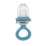 Nuby Silicone Fruit Feeder Nibbler - Fruktmatare för bebisar 6 månader och småbarn - Brickring för frukt, grönsaker och puréer - BPA-fri - Rosa - 6+ månader