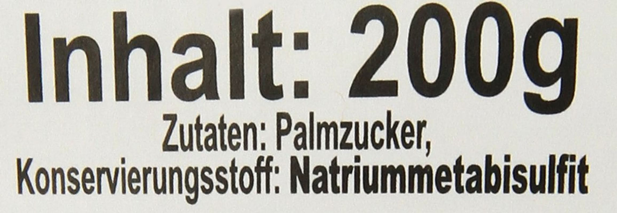 Palmzucker, Scheiben (1 X 200 G) Sötningsmedel Naty Shop