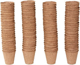 Dehner krukor för plantor, runda, Ø 6 cm, 96 st, bruna