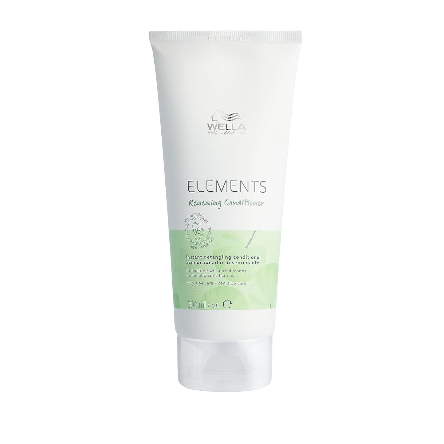 Wella Professionals Elements - naturlig vård för torrt, skadat hår och känslig hårbotten - leave-in balsam, mask och spray med antioxidanter och olivessens Naty Shop Conditioner Hair Mask 200ml