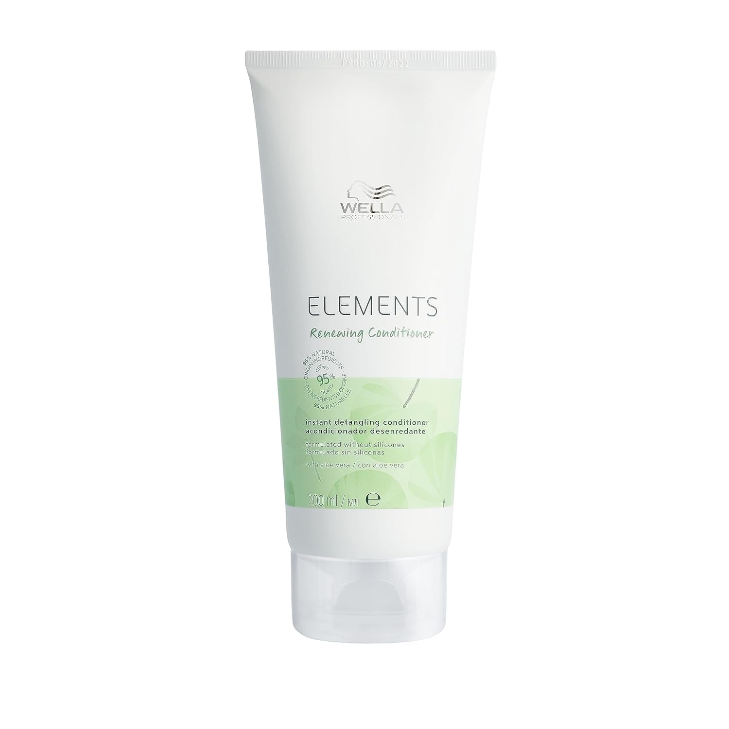 Wella Professionals Elements - naturlig vård för torrt, skadat hår och känslig hårbotten - leave-in balsam, mask och spray med antioxidanter och olivessens Naty Shop Conditioner Hair Mask 200ml
