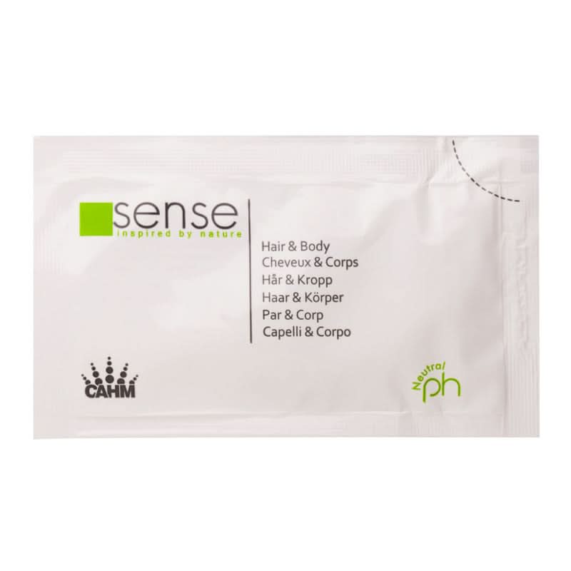 Schampo och hotellduschgel Sense 2 i 1: schampo och duschgel - 10ml Naty Shop Hotel Cosmetics