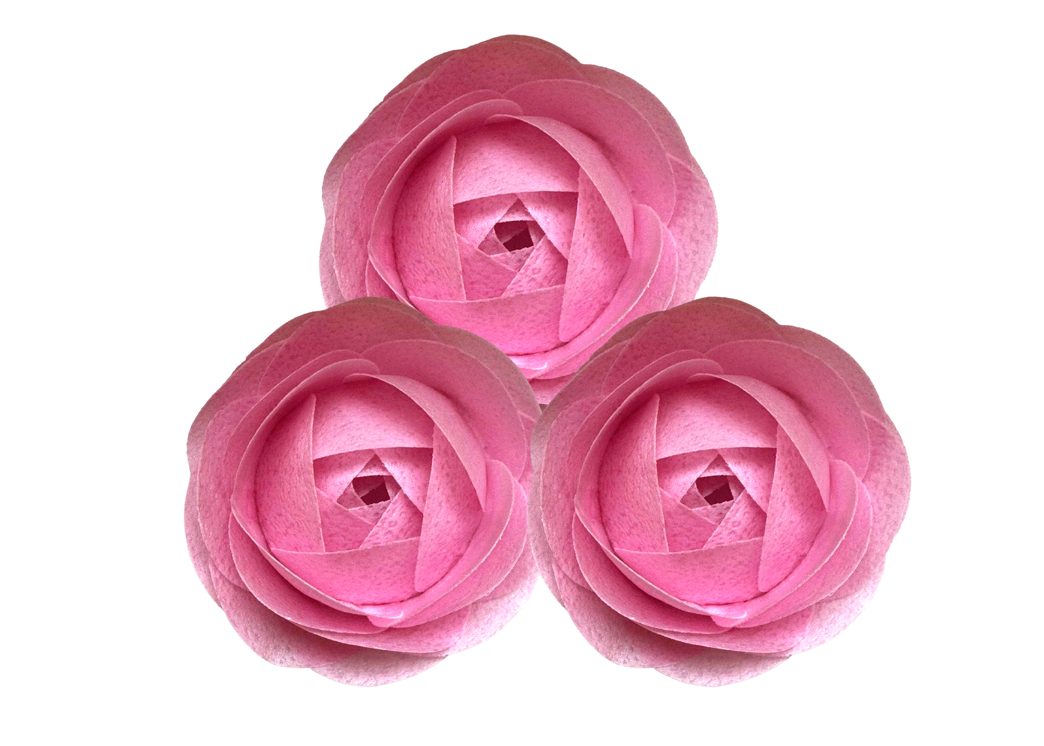 VafaCraft Set Ätbara Wafa Dekorationer Rosa Rosor - Handgjorda, 3 st