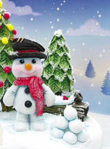 Ätsockerdekoration, Snowman Sugar Paste Decorations Nati Shop