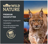 Dehner Wild Nature Katzenfutter Unterholz, Nassfutter getreidefrei / zuckerfrei, für ältere Katzen, Wildschwein, 6 x 400 g Dos, (2,4 kg)