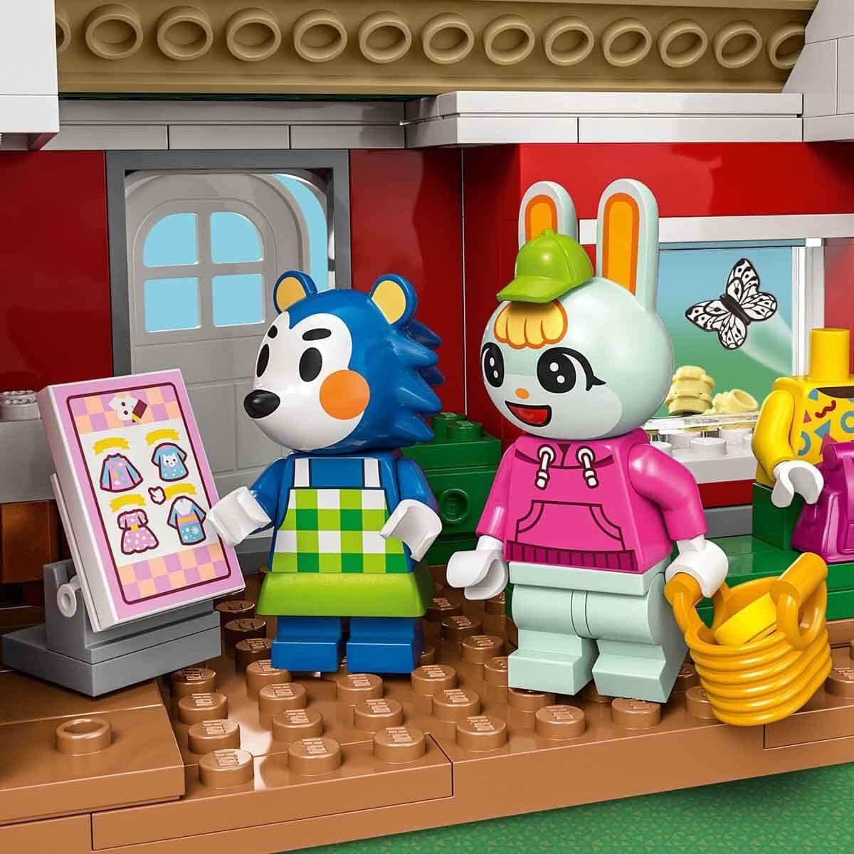 LEGO Animal Crossing Skräddarsystrar Kreativt rollspel Byggset, present till flickor, pojkar och tv-spelsfans i åldrarna 6+, äventyrslekset 77055 Byggset Besuche den LEGO-Store