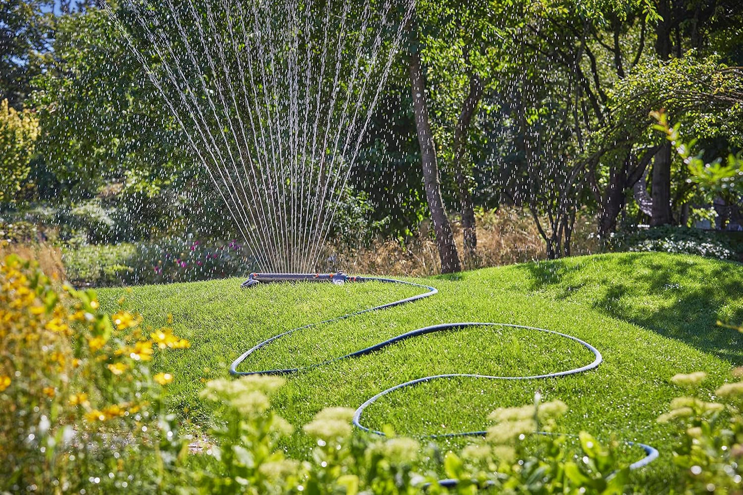 Gardena Liano Xtreme 3/4 tum 25 m set: Extremt robust trädgårdsslang i textil med lätt, väderbeständig PVC-innerslang (18482-20)